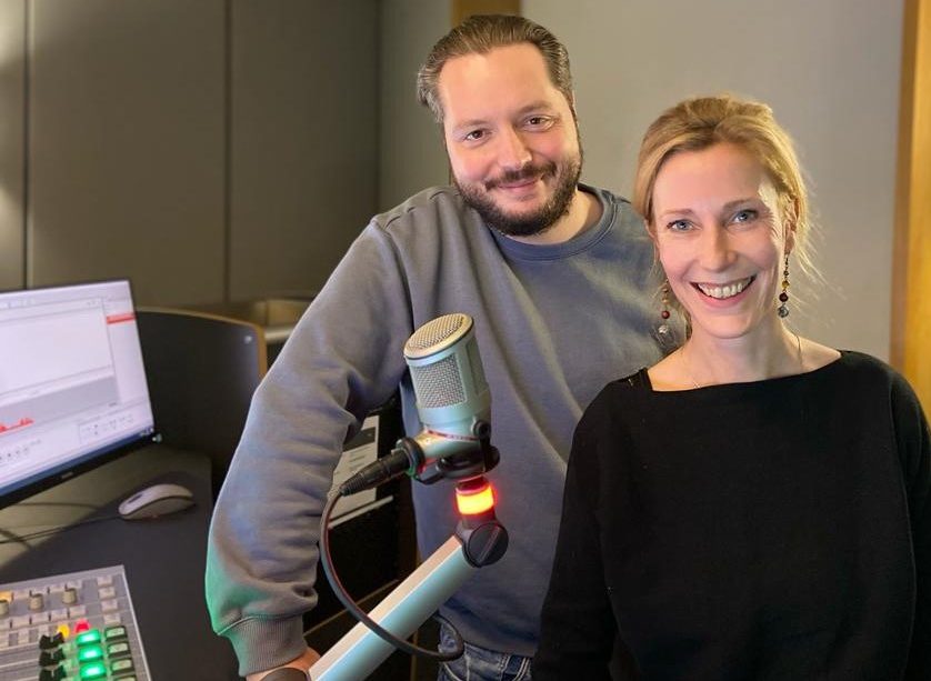Radio presenters Anke Friedrich and Tim Koschwitz